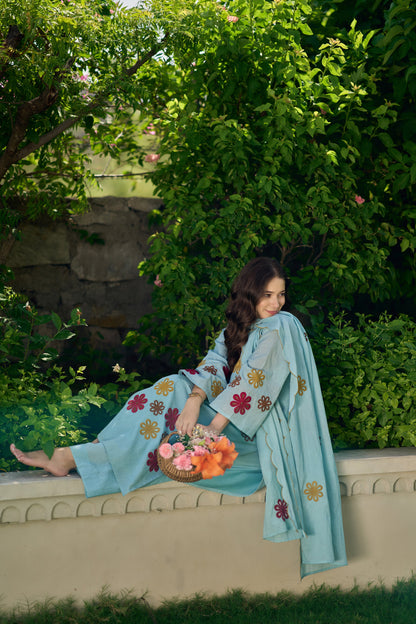 Chhabili Pink Chanderi Silk Embroidered Suit Set with Dupatta