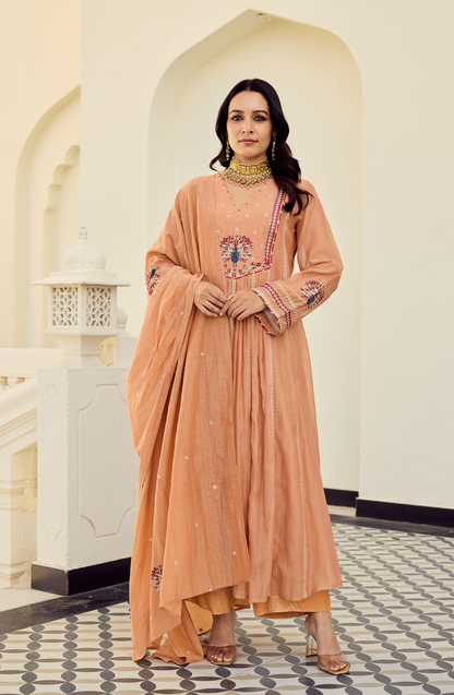 Cherry Women's Embroidered Ethnic Set