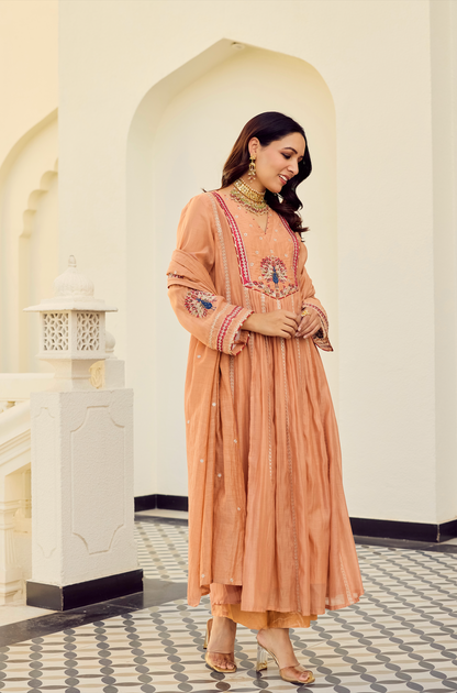 Cherry Women's Embroidered Ethnic Set